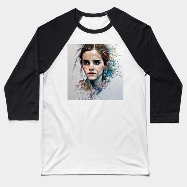 watercolors of Emma Baseball T-Shirt by bogfl